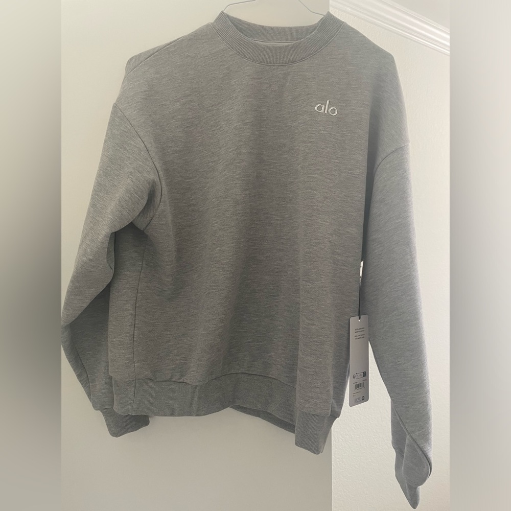 Alo Yoga Accolade Pullover Heather Grey